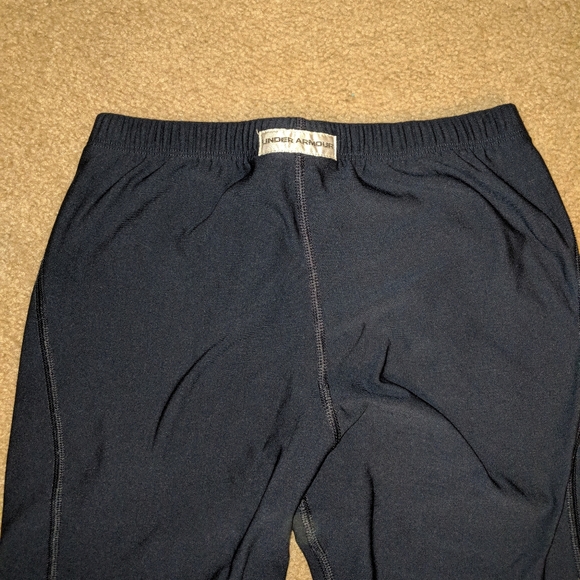 Under Armour athletic leggings - navy blue - small - cold gear / Fleece lined - Picture 5 of 11